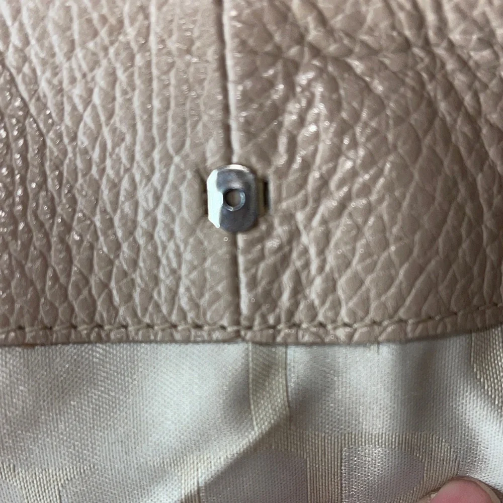 Furla Beige Large Leather Hobo Bag Italian Luxury Furla